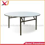 Folding PVC Top Shell Round Banquet Table for Hotel Restaurant