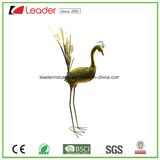Powder Coated Metal Peacock Statue for Garden Ornaments