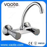 Double Handle Wall Mounted Kitchen Faucet (VT60502)