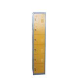 6 Door Hot Sale Steel Clothes Staff Lockers