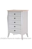 Wood Side Cabinet New Classic Style for Living Room (CK320)