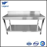 Stainless Steel Working Table with 100mm Back Splash