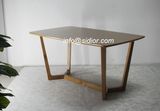 SD3008 modern Living Room Hotel Furniture Restaurant Furniture Wooden Dining Table