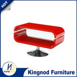 Bending Wood Glass TV Cabinet Furniture