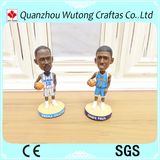 Polyresin Basketball Player Figure Bobble Head Indoor Decoration