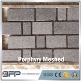 Meshed Cobblestone--Dark Porphyry for Square Paver Tile