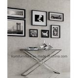 Hot Sale Tempered Glass Console Table