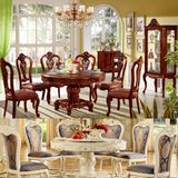 Dining Table with Arm Sofa Chair for Dining Room Furniture