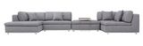 L-Shape Corner Fabric Sofa for Living Room (TG-9200)