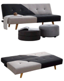 Modern Furniture of Sleeper Fabric Sofa Cum Bed