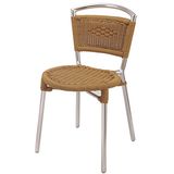 Outdoor Aluminum Stackable Wicker Coffee Chair (DC-06215)