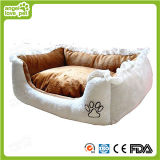 High Quality Embroidered Printed Soft Plush Pet Bed