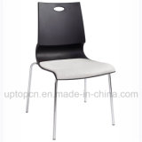 Buffet Plastic Chair with Chrome Steel and Cushion (SP-UC430)