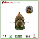 Polyreisn Mushroom Fairy Garden Miniature Crafts with Solar Light for Home Decoration and Garden Decoraiton