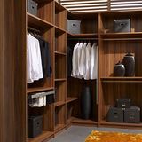 Bedroom /Cloakroom Furniture Wardrobe with Wood Gain Pantry Cabinet Closet