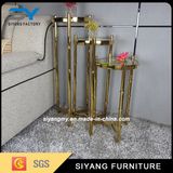 Eurpean Design Wedding Pedestal Gold Flower Stand