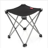 Large Aluminum Black Folding Chair