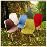 Home Furniture with Khaki Fabric Cover and Original Wooden Legs