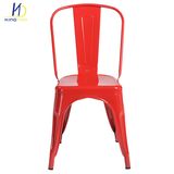 Competitive Price Steel Iron Frame Vintage Dining Tolix Metal Chair