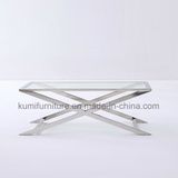 Hot Sale Nesting Tempered Glass Tea Table