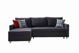 Living Room Elegant Corner Sofa Bed with Big Storage