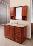 Waterproof Bathroom Cabinets in Solid Wood Color Br-Alv001