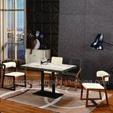 Modern Wooden Restaurant Furniture Set with Rectangle Table (SP-CT821)
