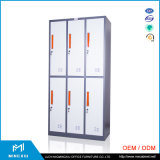 Mingxiu Steel Office Furniture 6 Door Steel Cabinet Clothes Locker / Metal Locker