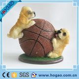 Resin Lovely Dog Figurines Indoor Decoration or Garden Figurines