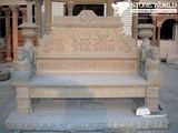 Antique Stone Marble Garden Bench for Park Decoration