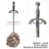 Letter Opener Knight Swords Home Decoration Crafts 27cm HK8337