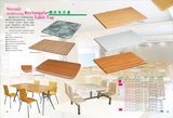 Werzalit Molded Pressing Rectangular Restaurant Table Top