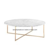 restaurant Marble Steel Legs Coffee Tea Table