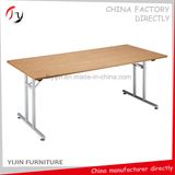 Melamine Top Metal Legs Foldable Conference Table (CT-4)