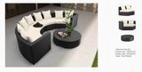 Rattan Garden Sofa Set with Coffee Table