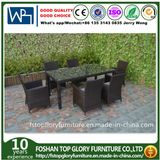 Viro Rattan Outdoor Dining Table Chair Set