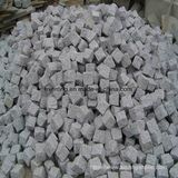 Cheap Driveway Natural Granite Cube Paving Stone / Cobble for Landscape Outside