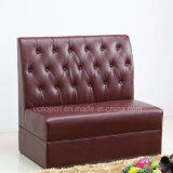 Comfortable Rectangle Backrest Restaurant Sofa with Armless (SP-KS353)