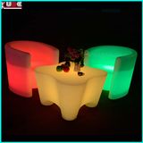 RGB LED Light up Plastic Furnitures Use Outdoor and Indoor