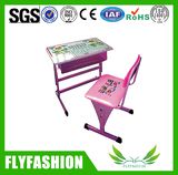 Durable School Single Study Desk with Chair (SF-48S)