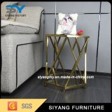 American Style stainless Steel Glass Coffee Table End Table