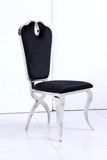 Fancy Dining Room Fabric Stainless Steel Chair