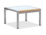 Outdoor End Table with Metal Legs