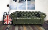 High Quality Vintage Leather Classic Chesterfield Sofa for Living Room