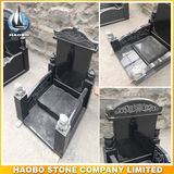 Black Granite Chinese Monument Traditional Design
