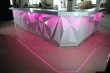 Acrylic Solid Surface LED Reception Desk