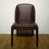 European Style Metal Steel Leather Dining Chair