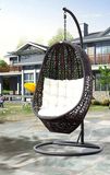 PE Rattan Swing Chair Swing Hammock with Cushion Rattan Furniture
