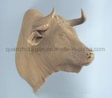 Custom 3D Decorative Corrugated Paper Cow Head Model Craft