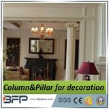White Carved Marble Roman Column